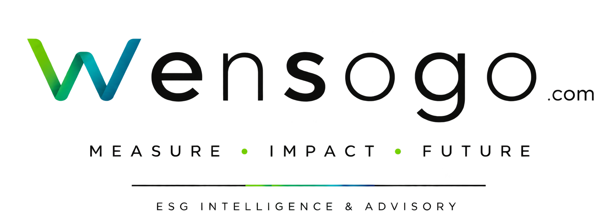 wensogo.com · Measure, Impact, Future · ESG Intelligence & Advisory